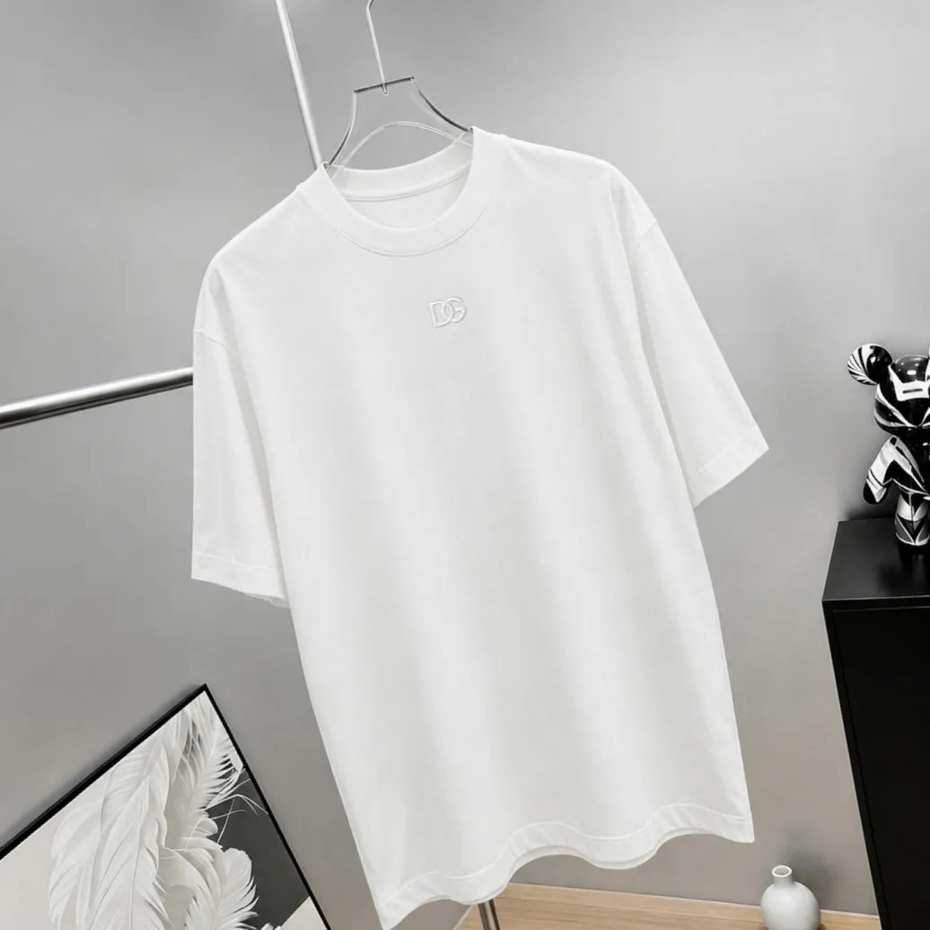 dg～ logo 《 》 ， ， tee， ， Same Style ， : Black White Coffee Brown Size：S（90-130 ） M（125-150 ） L（135-165 ） XL（160-190 ） XXL（185 ）
